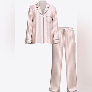 Glazed Satin Long Pajama Set Victoria’s Secret